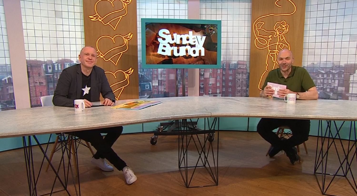 Tim and Simon on Sunday Brunch today