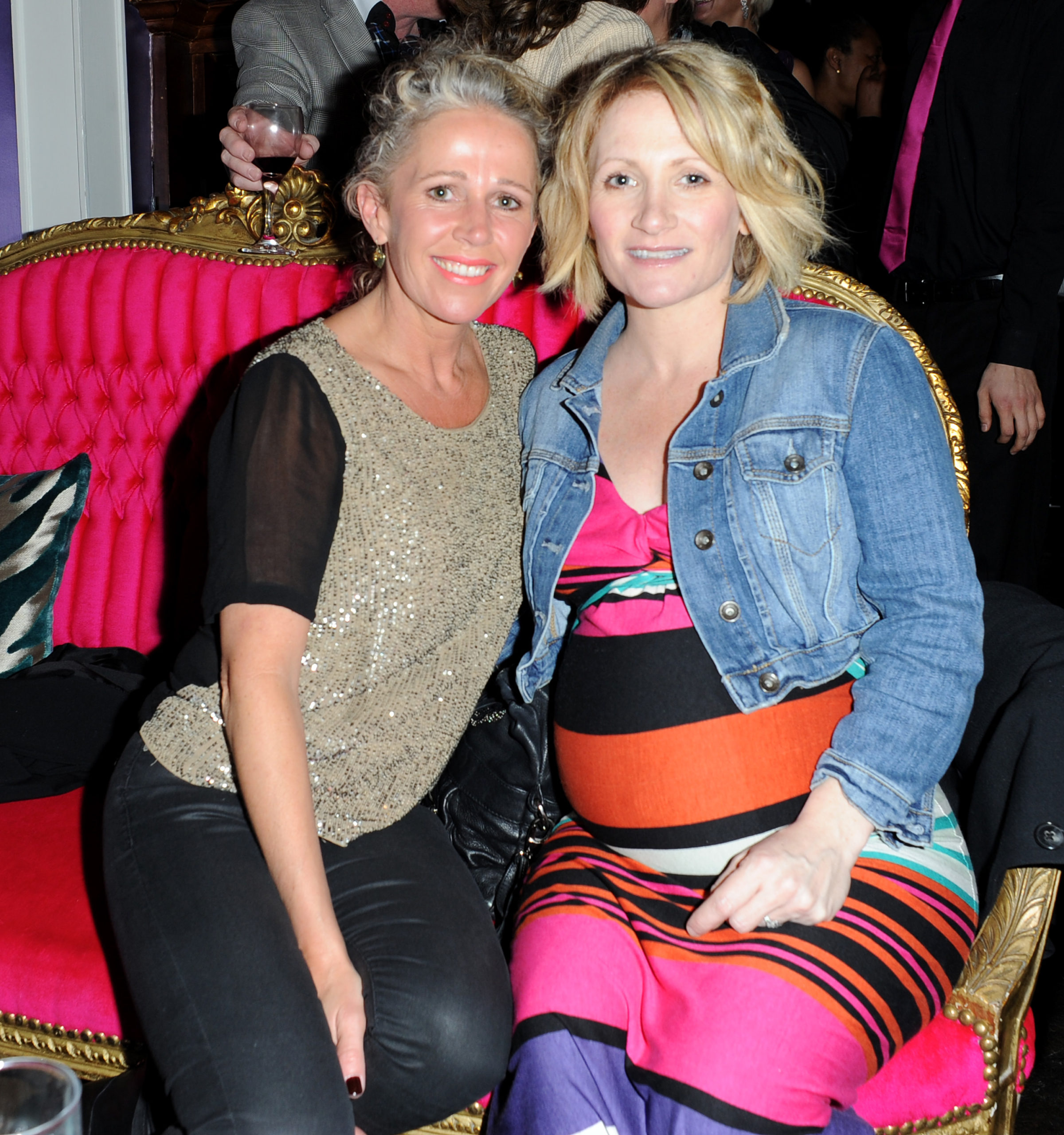 Lucy Speed with EastEnders co-star Lucy Benjamin