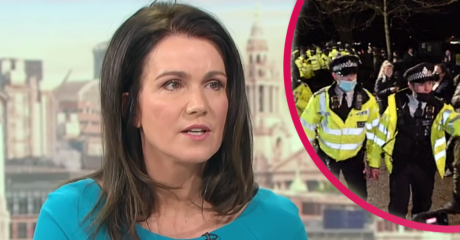 Susanna Reid criticised police at the Sarah Everard vigil
