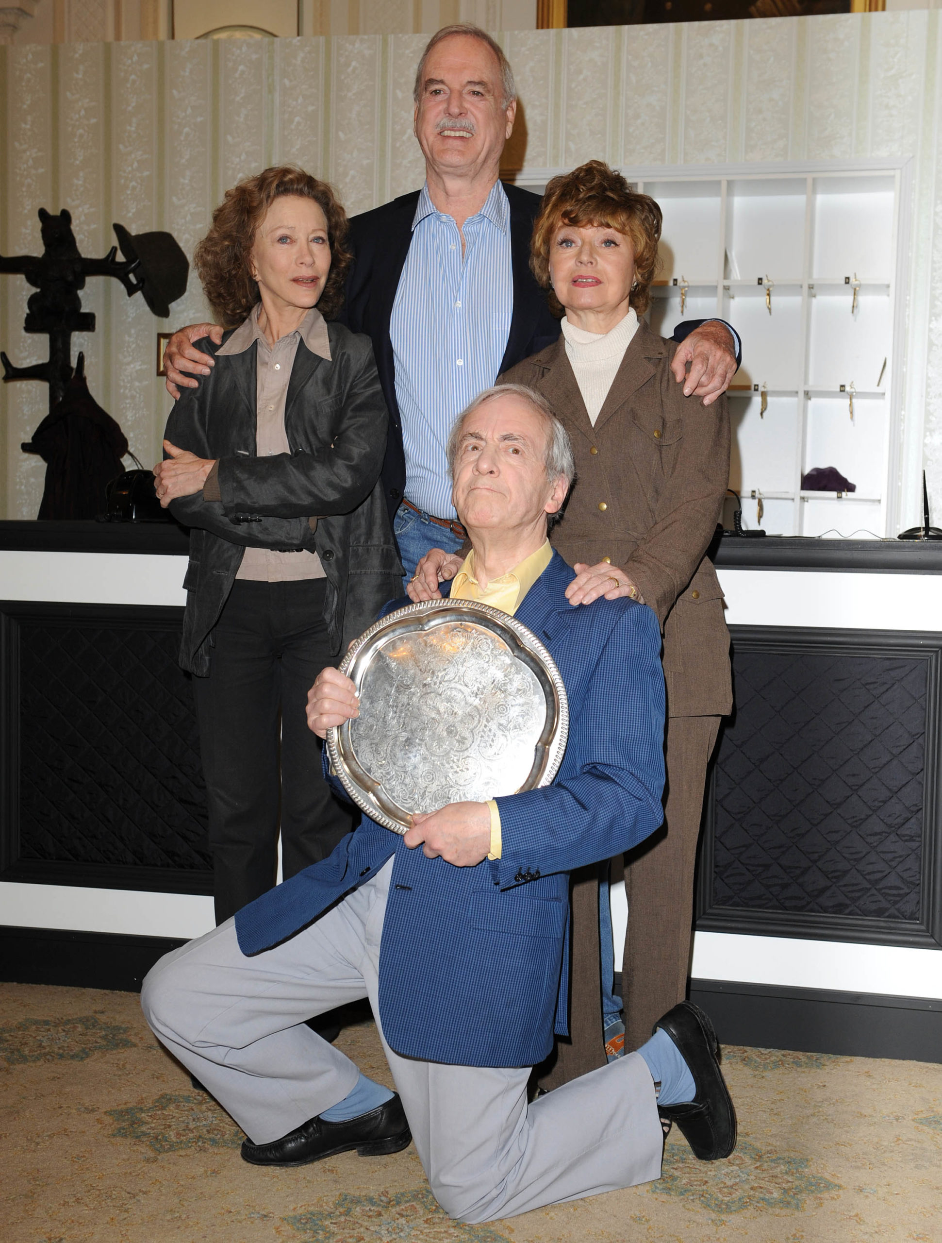 The cast of Fawlty Towers 