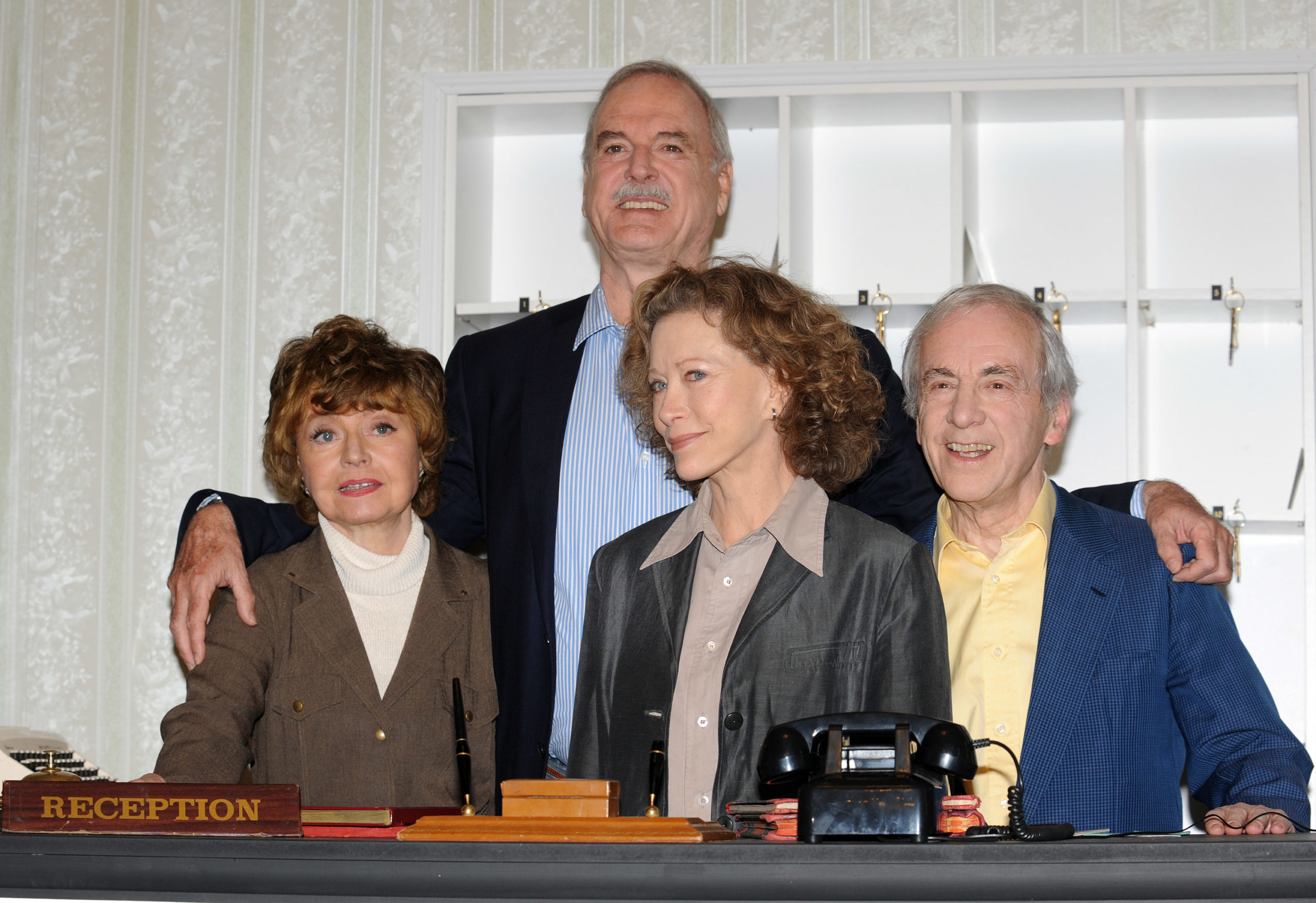 The cast of Fawlty Towers are reunited to celebrate the 30th anniversary of the show and mark a special programme, "Fawlty Towers: Re-opened"