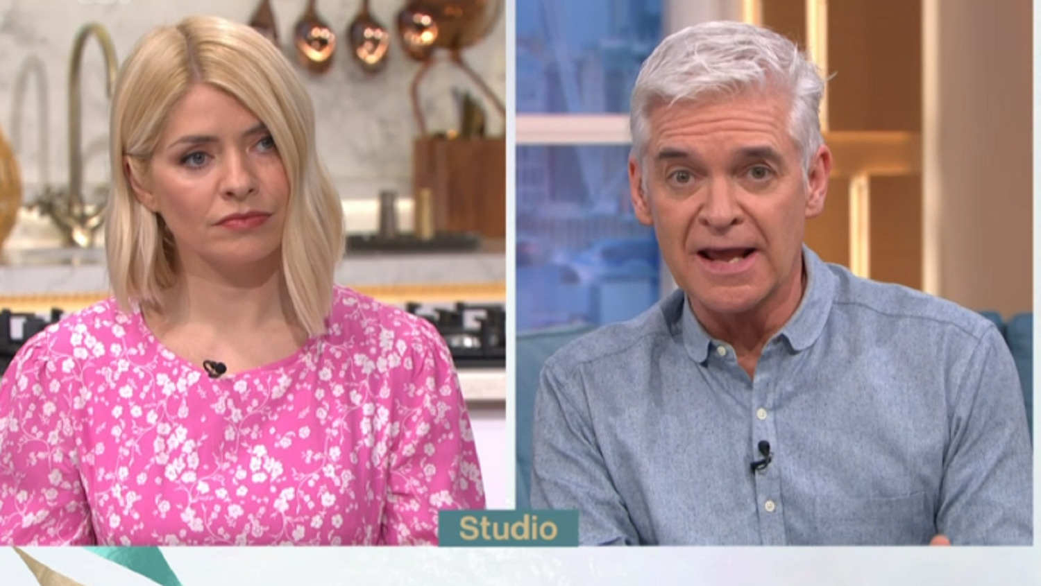 TV hosts Holly and Phil