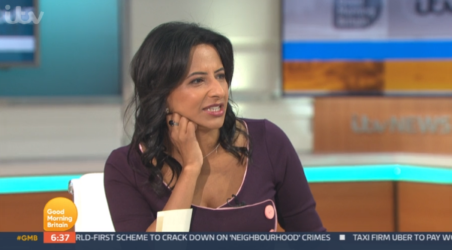 Ranvir Singh criticising Meghan and Harry on GMB
