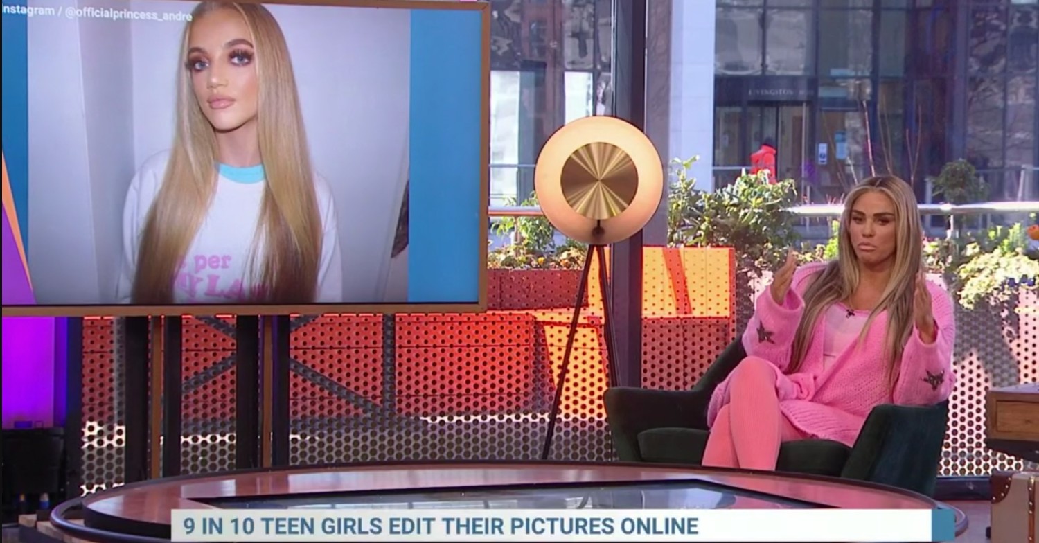 Katie Price on Steph's Packed Lunch