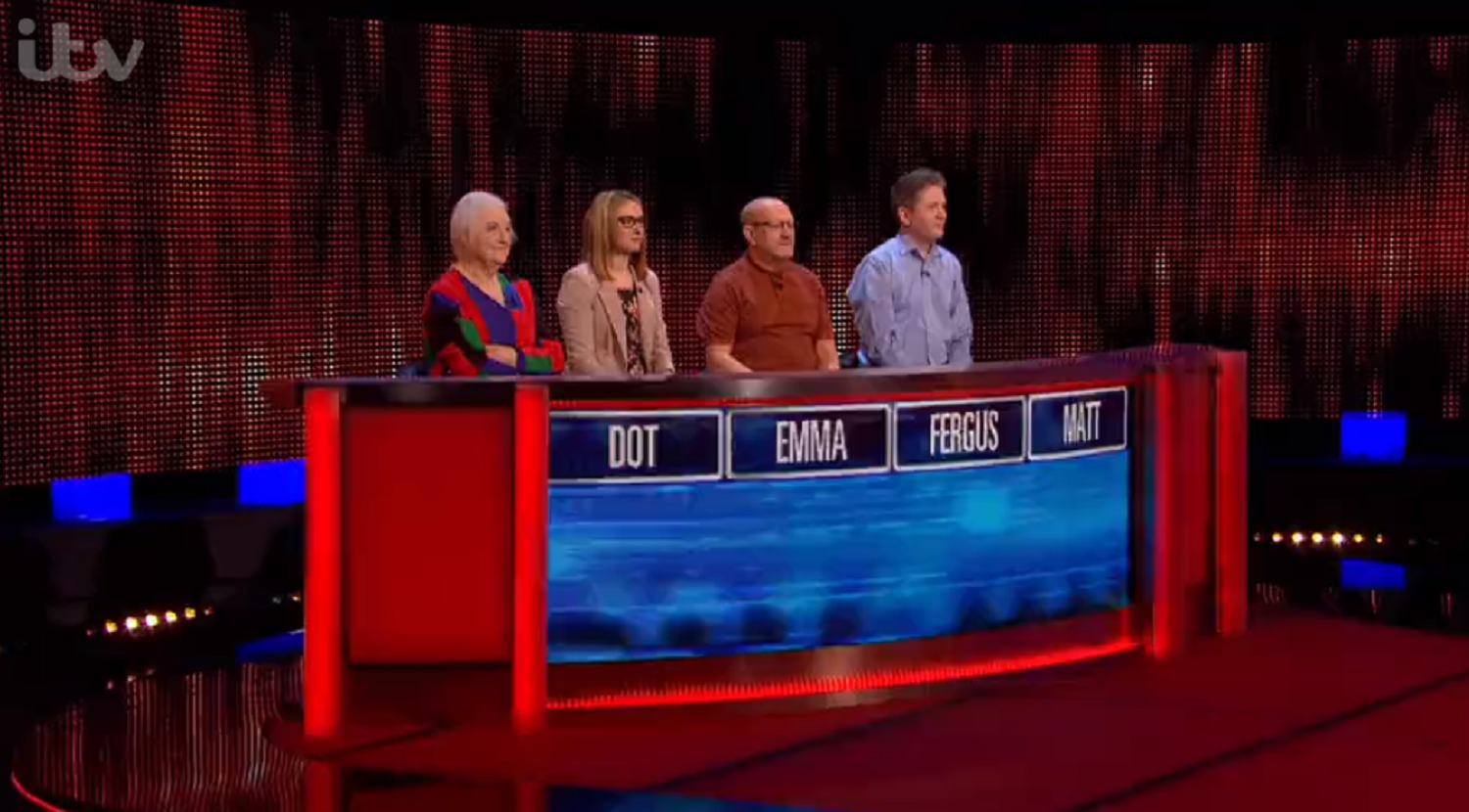 Emma and the other The Chase contestants