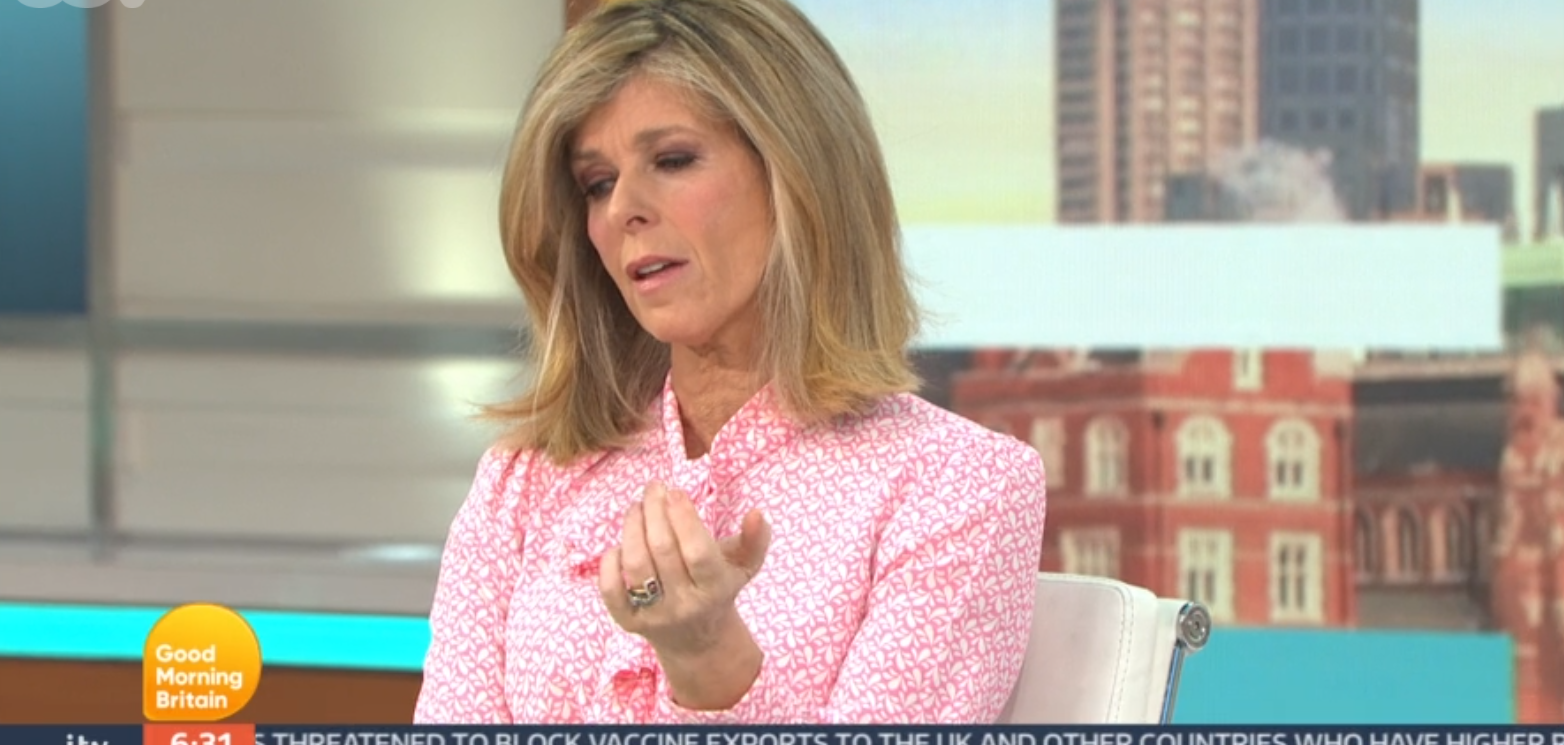 Kate Garraway on GMB