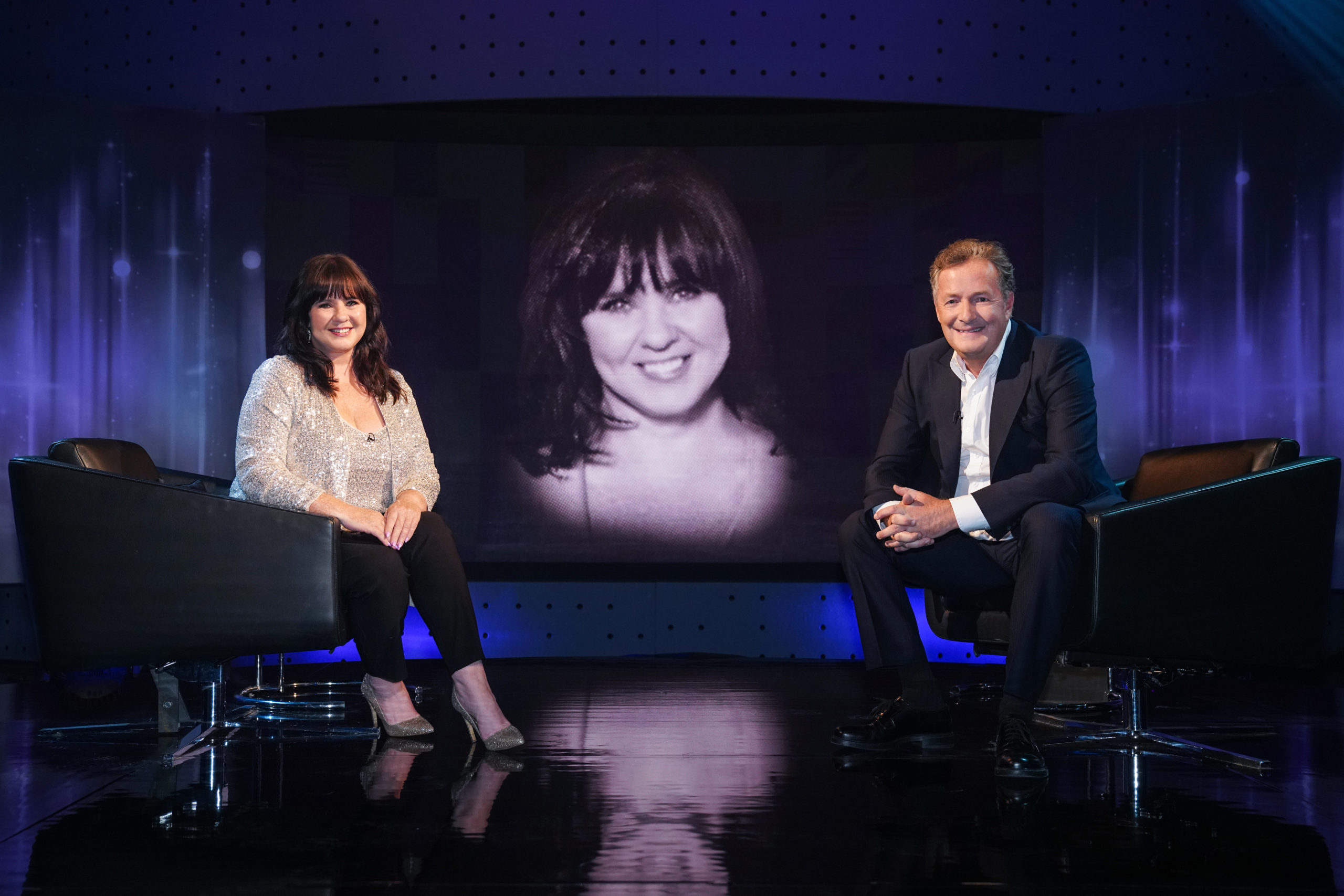 Coleen Nolan meets Piers Morgan in Life Stories (Credit: ITV1)