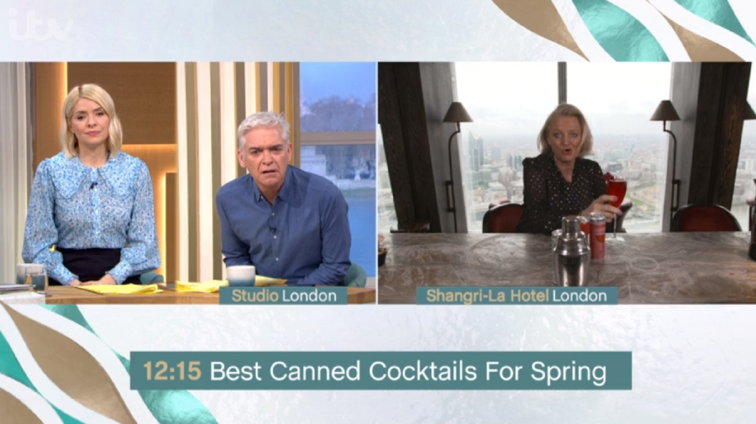 ITV hosts Holly and Phil speaking to Alice Beer on This Morning