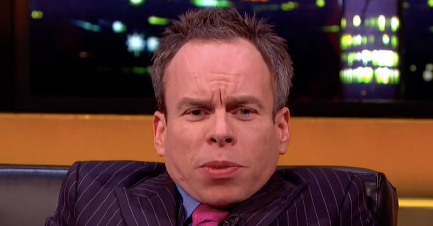 Warwick Davis during an interview