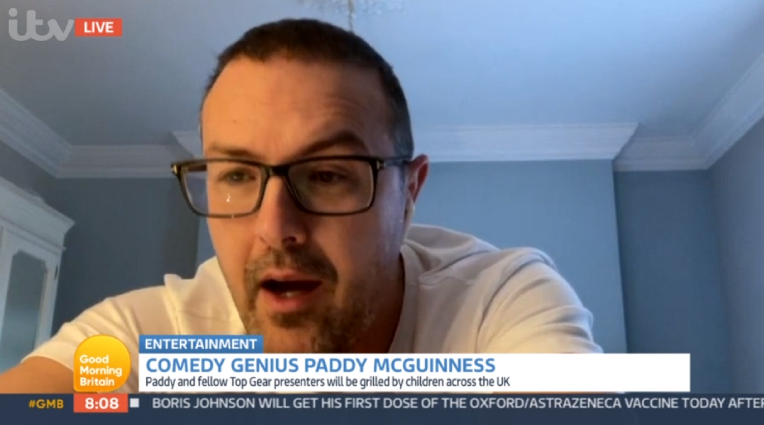 paddy mcguinness on itv good morning britain