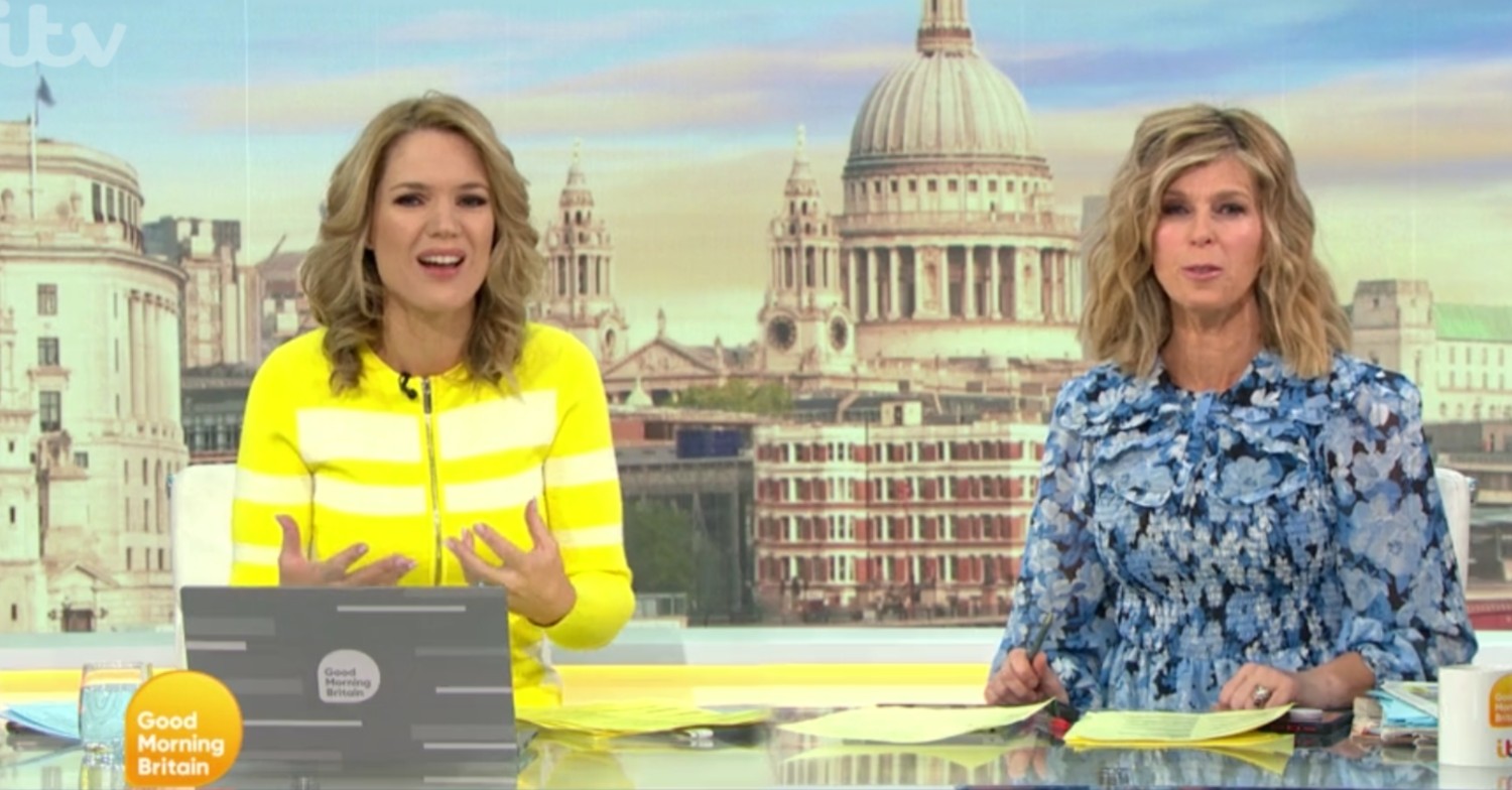 Kate Garraway on GMB