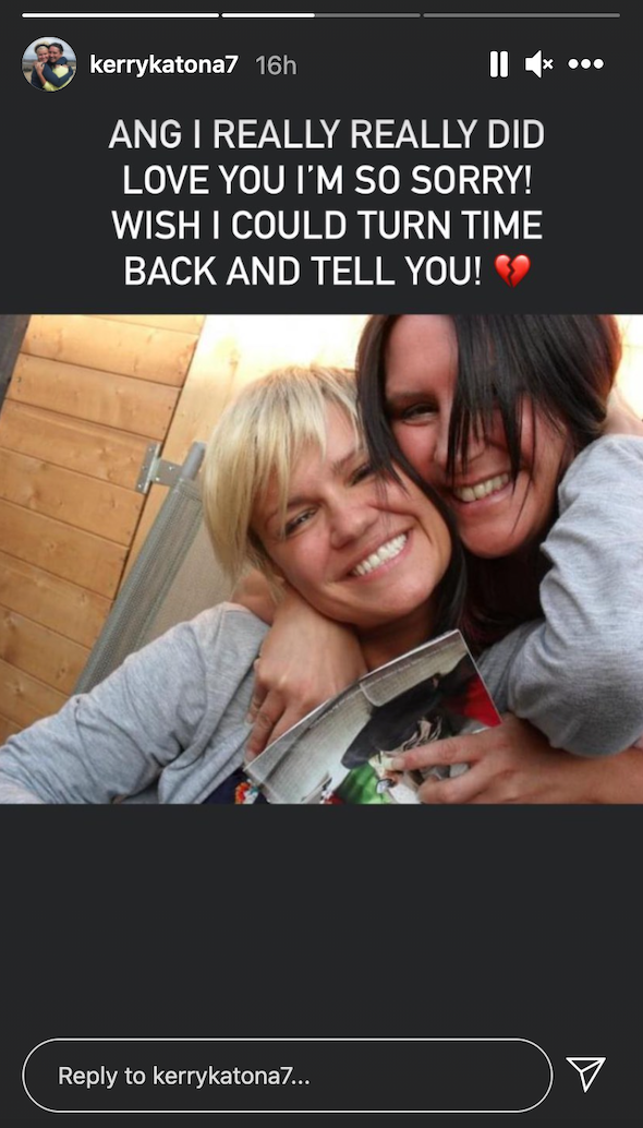 Kerry Katona's aunt has died