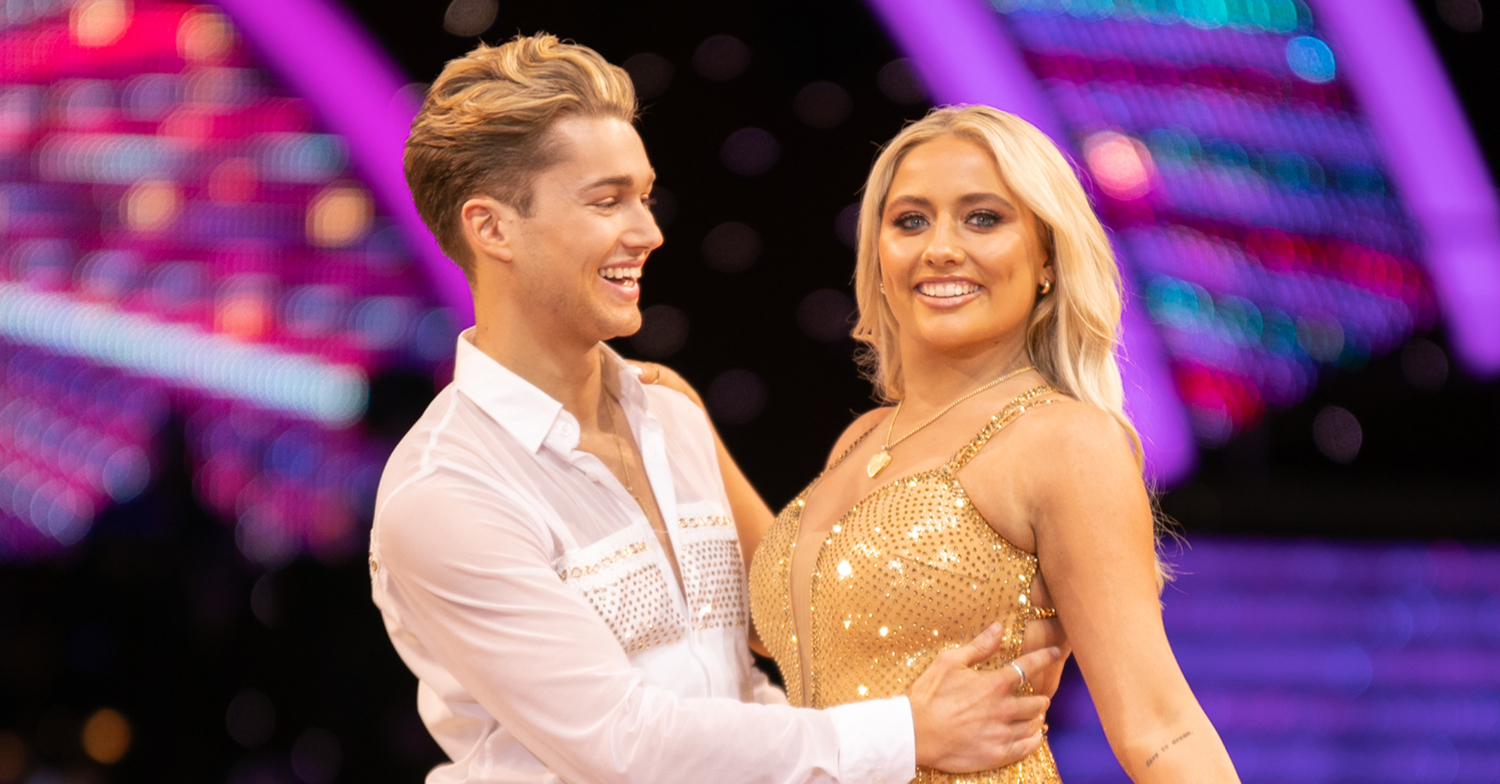 AJ with Saffron Barker