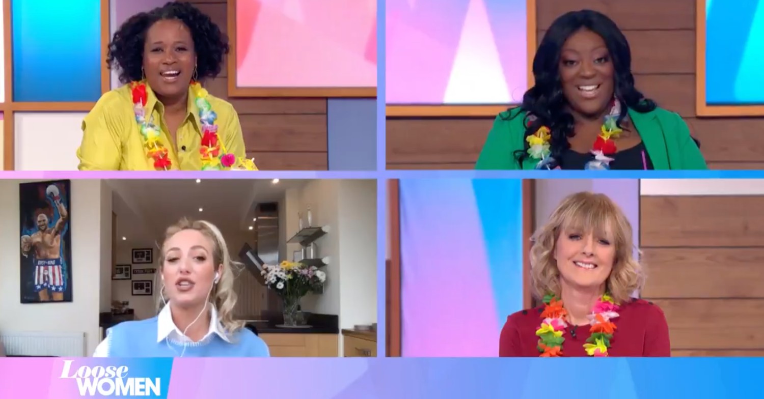 Paris Fury talking about her baby on Loose Women