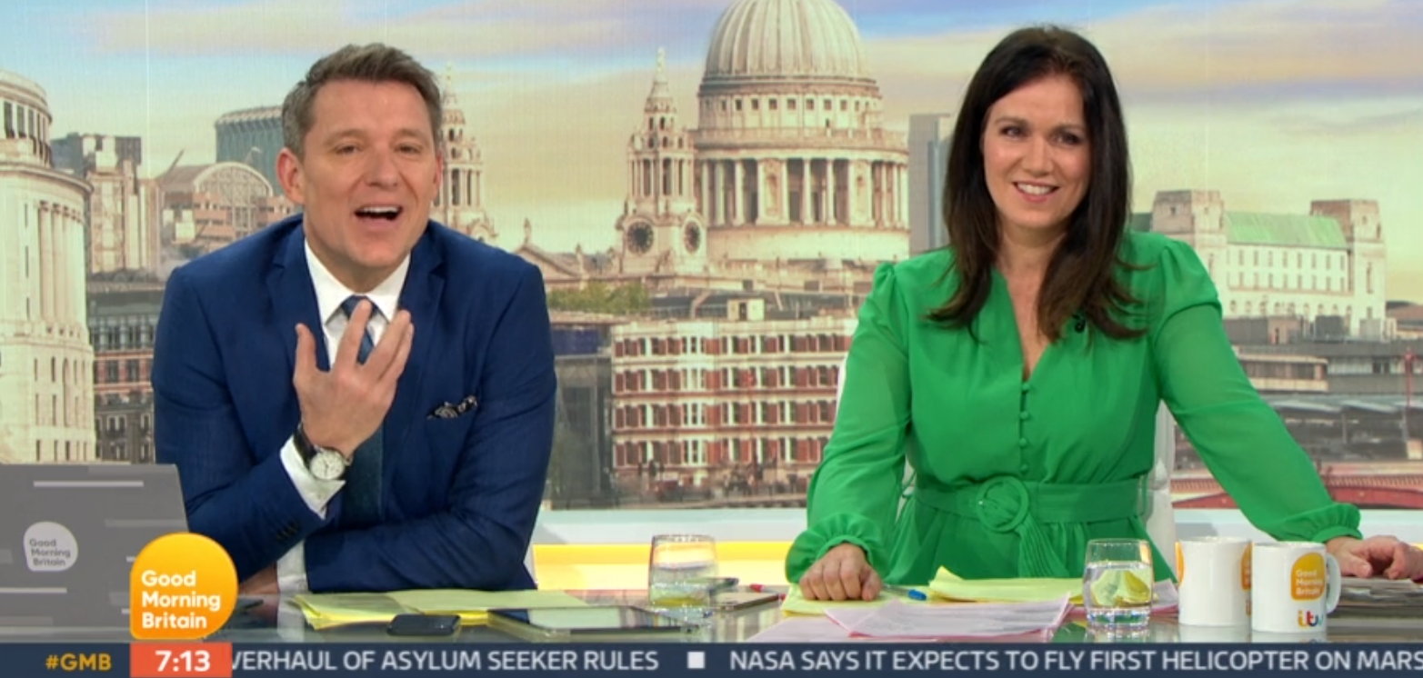 Ben and Susanna on GMB today
