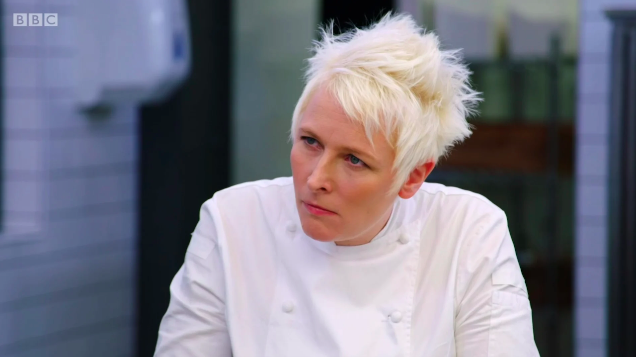 Lisa Goodwin-Allen judges on Great British Menu (Credit: BBC Two)