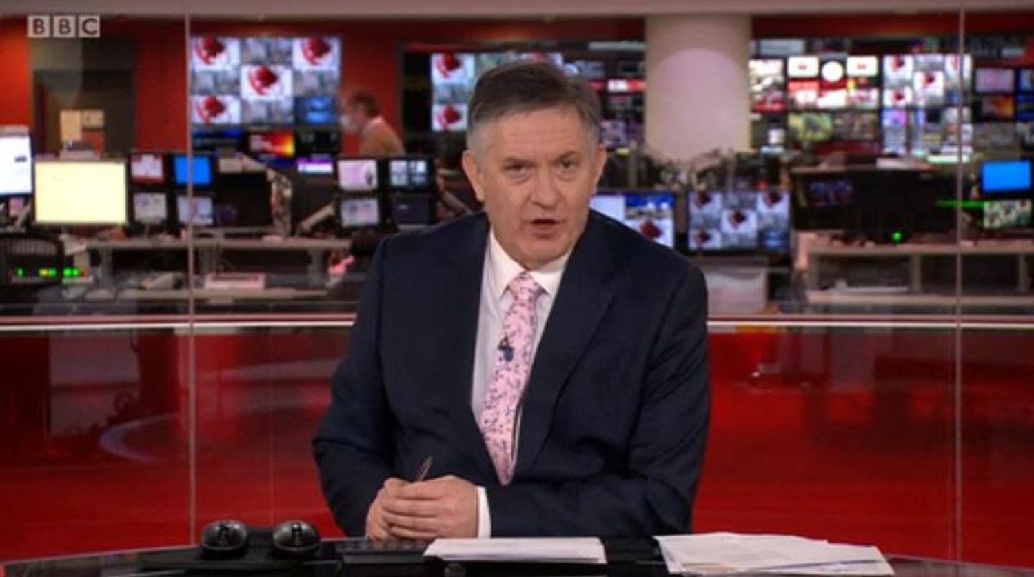 Newsreader Simon McCoy