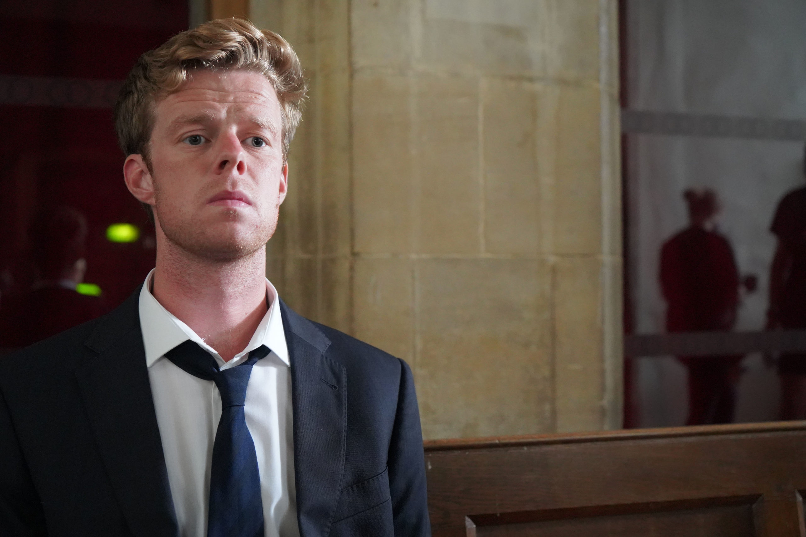 Mike Taylor portrayed by Matthew Aubrey (Credit: BBC One)