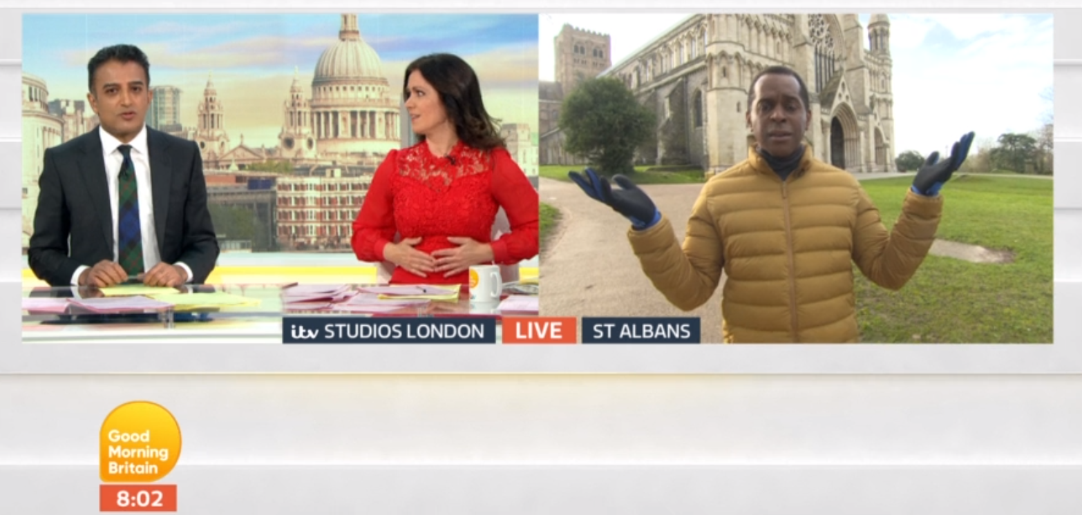 Susanna reid talks about weight on GMB