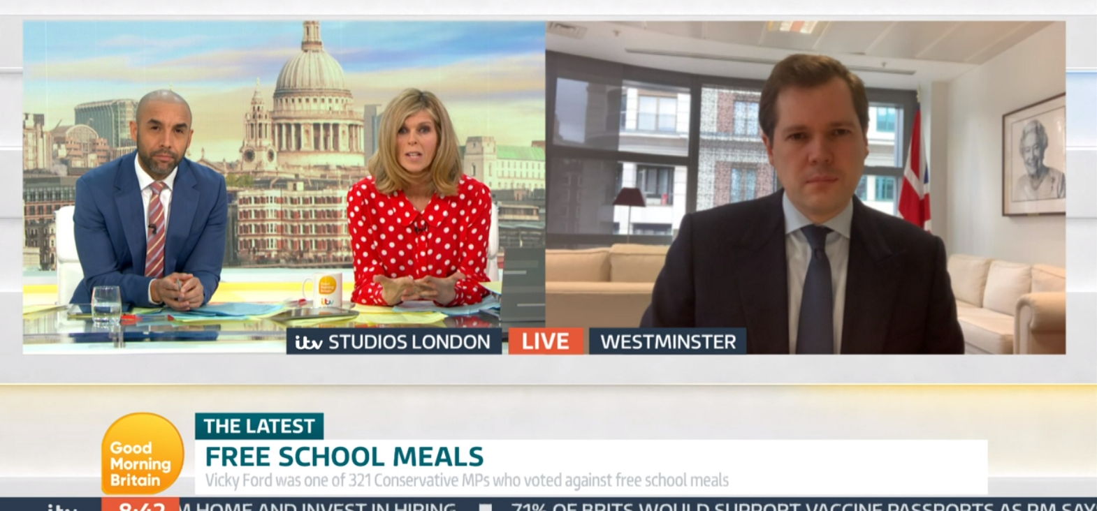 Kate Garraway on GMB