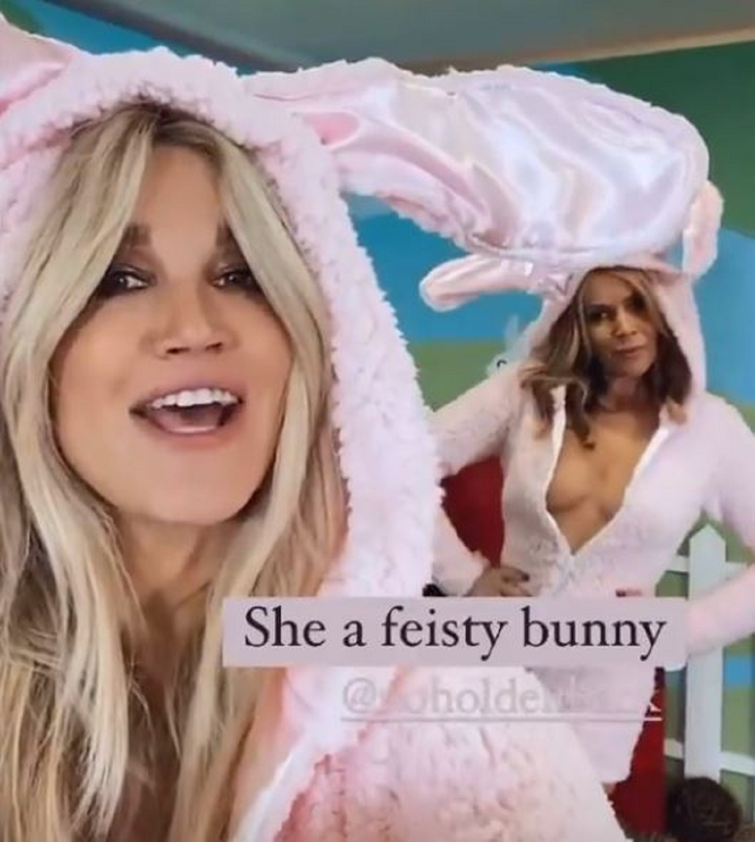 Amanda Holden and Ashley Roberts on Instagram