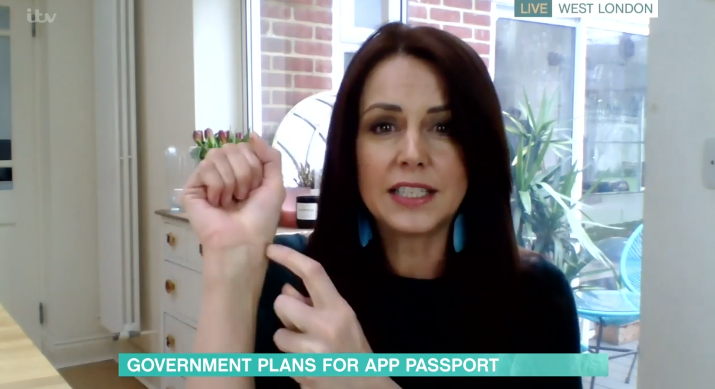 this morning Beverley turner