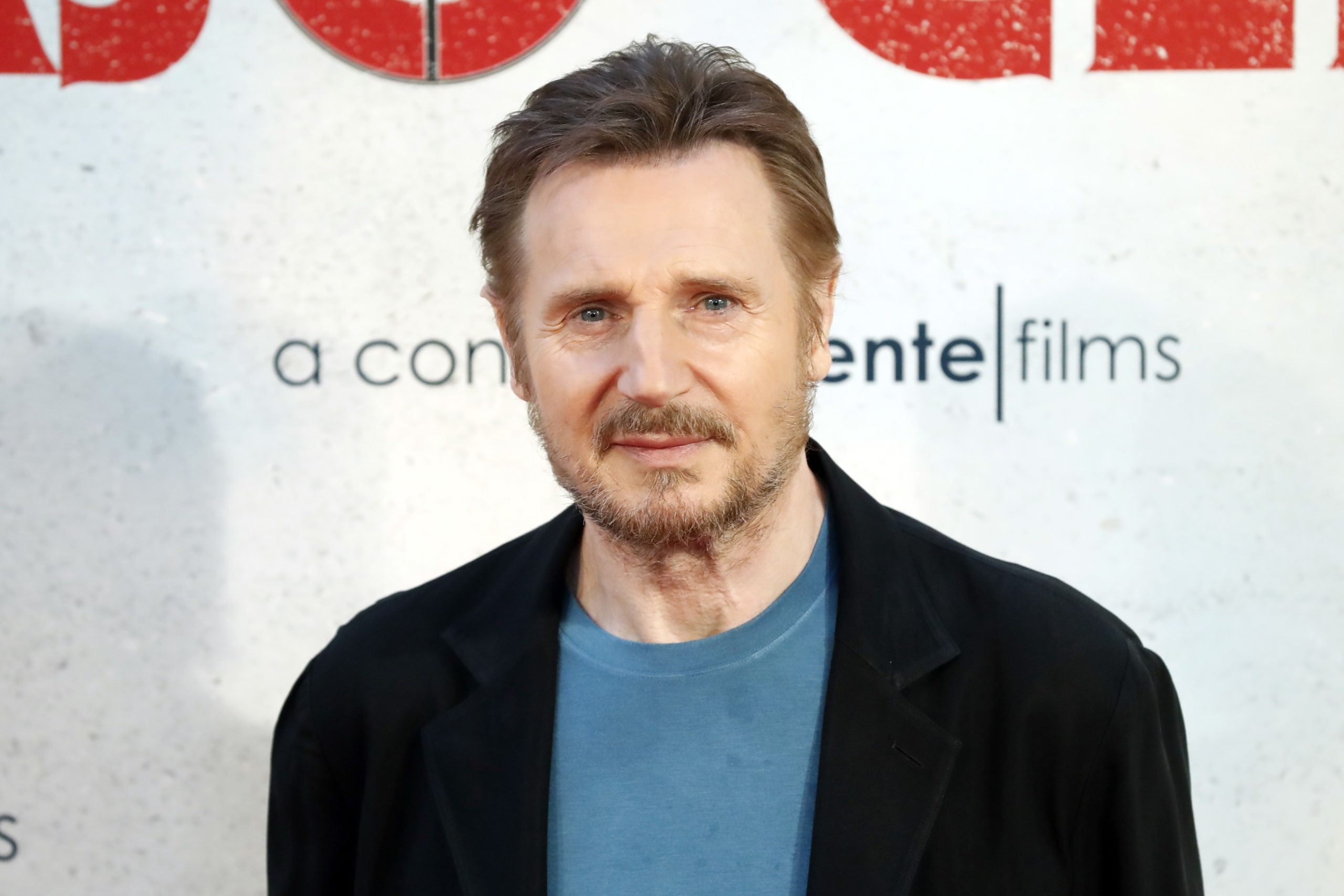 Liam Neeson on the red carpet