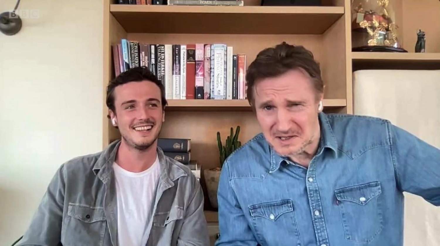 liam neeson and his son on the graham norton show