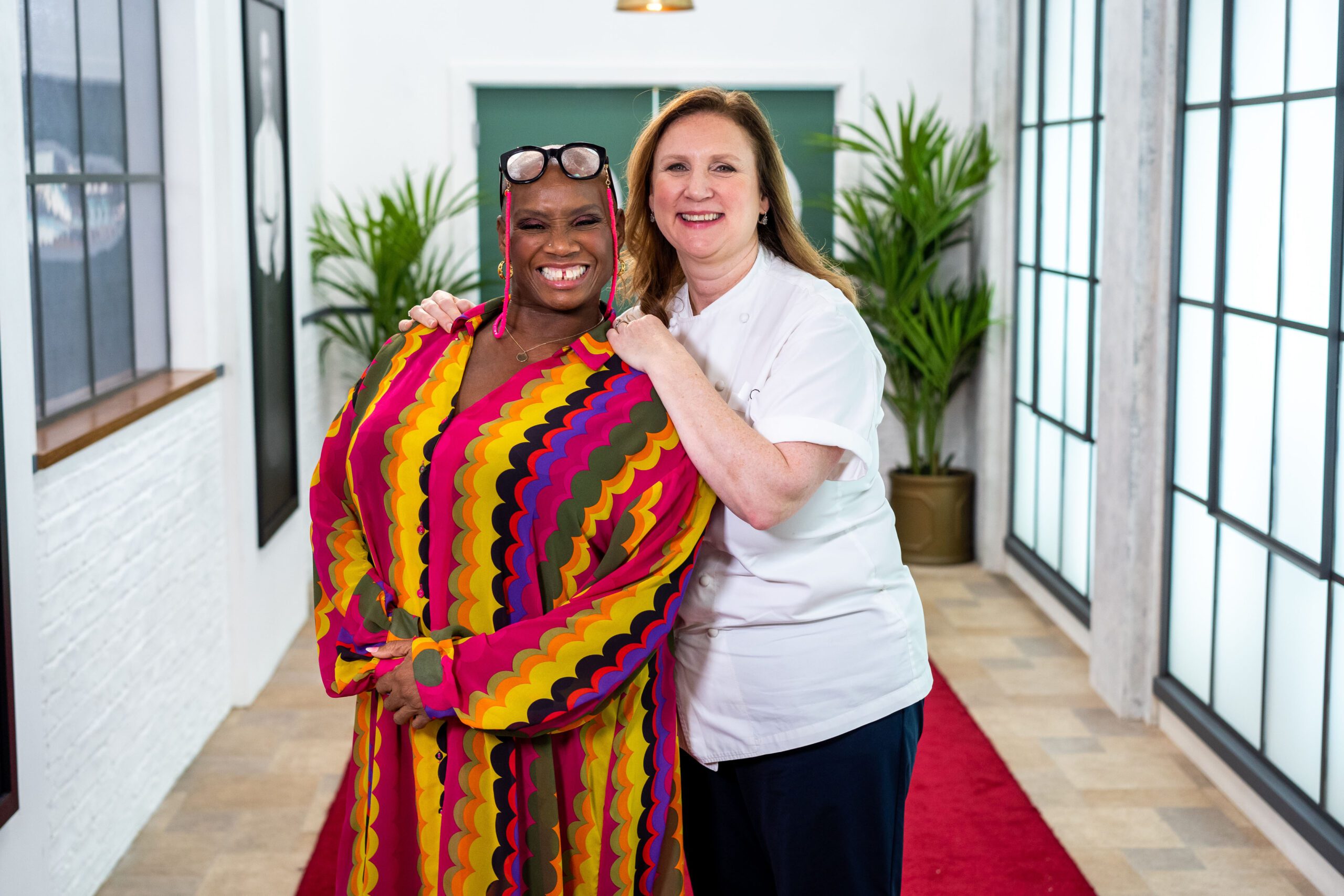 Andi Oliver and Angela Hartnett on Great British Menu