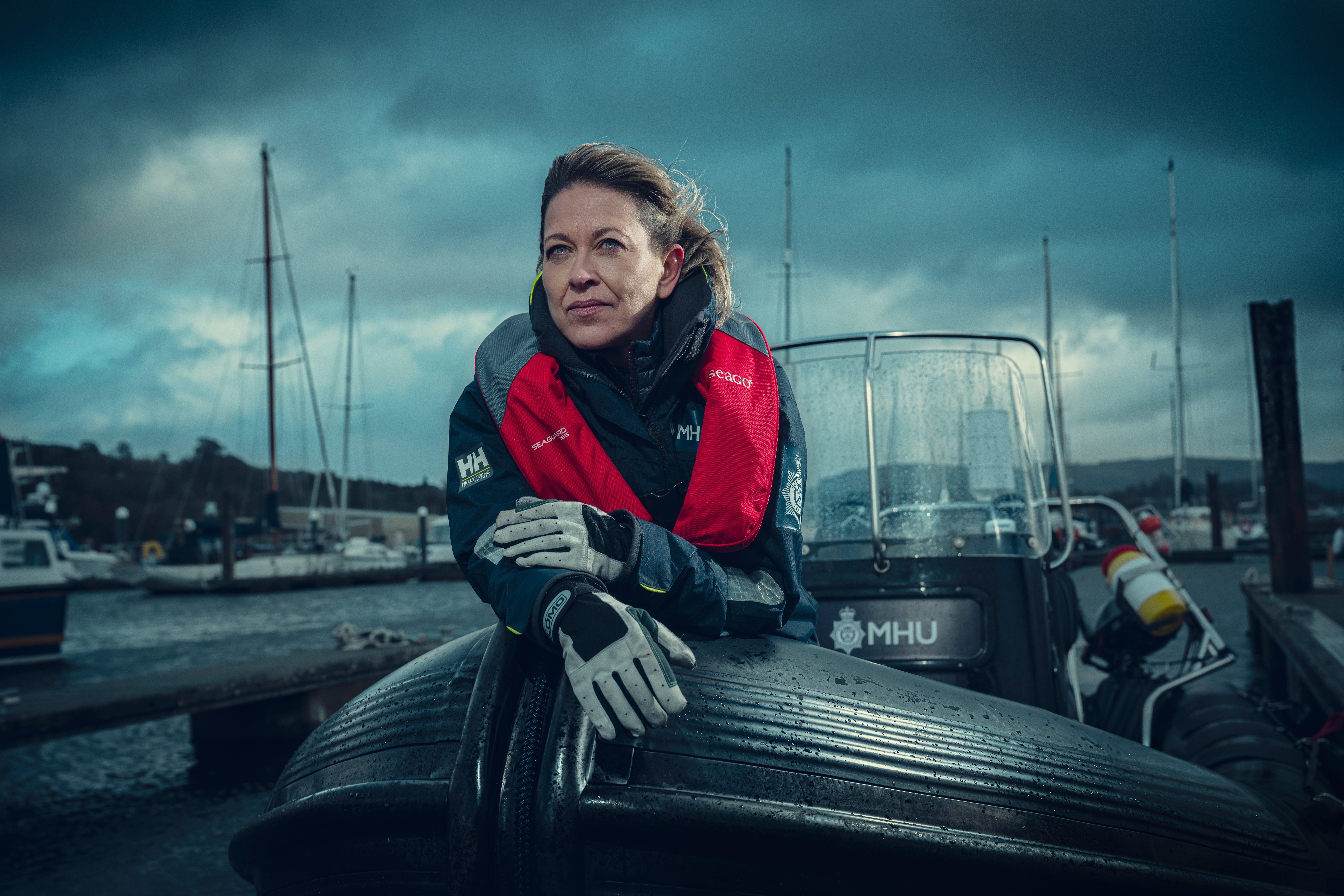 Nicola Walker as Annika in Alibi series of the same name (Credit: UKTV)