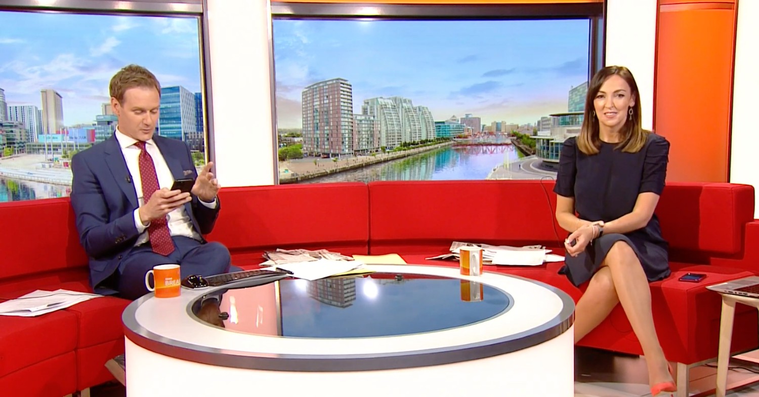 Sally Nugent on BBC Breakfast