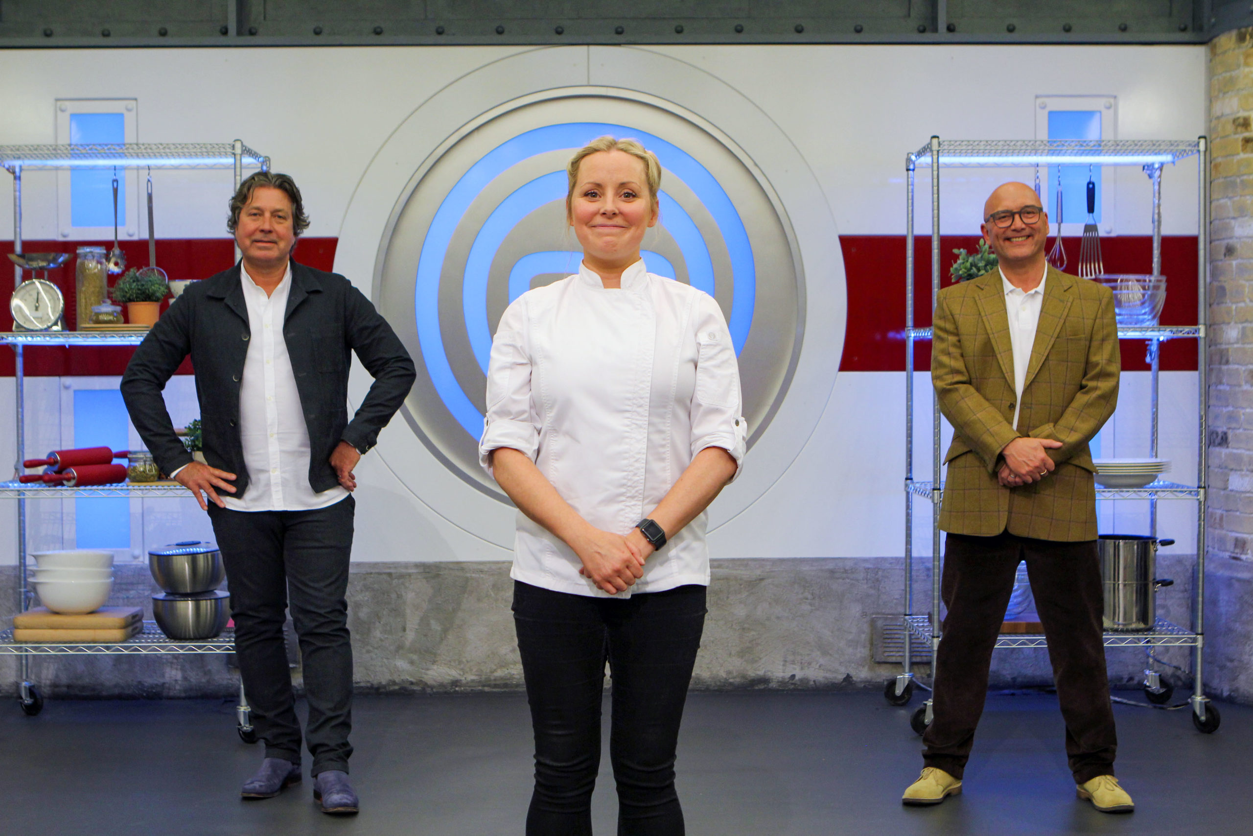 Anna Haugh appears as a guest judge on MasterChef (Credit: BBC One)