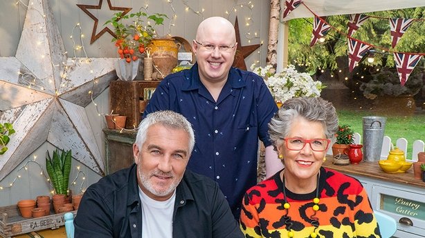 bake off stars Paul, Prue and matt