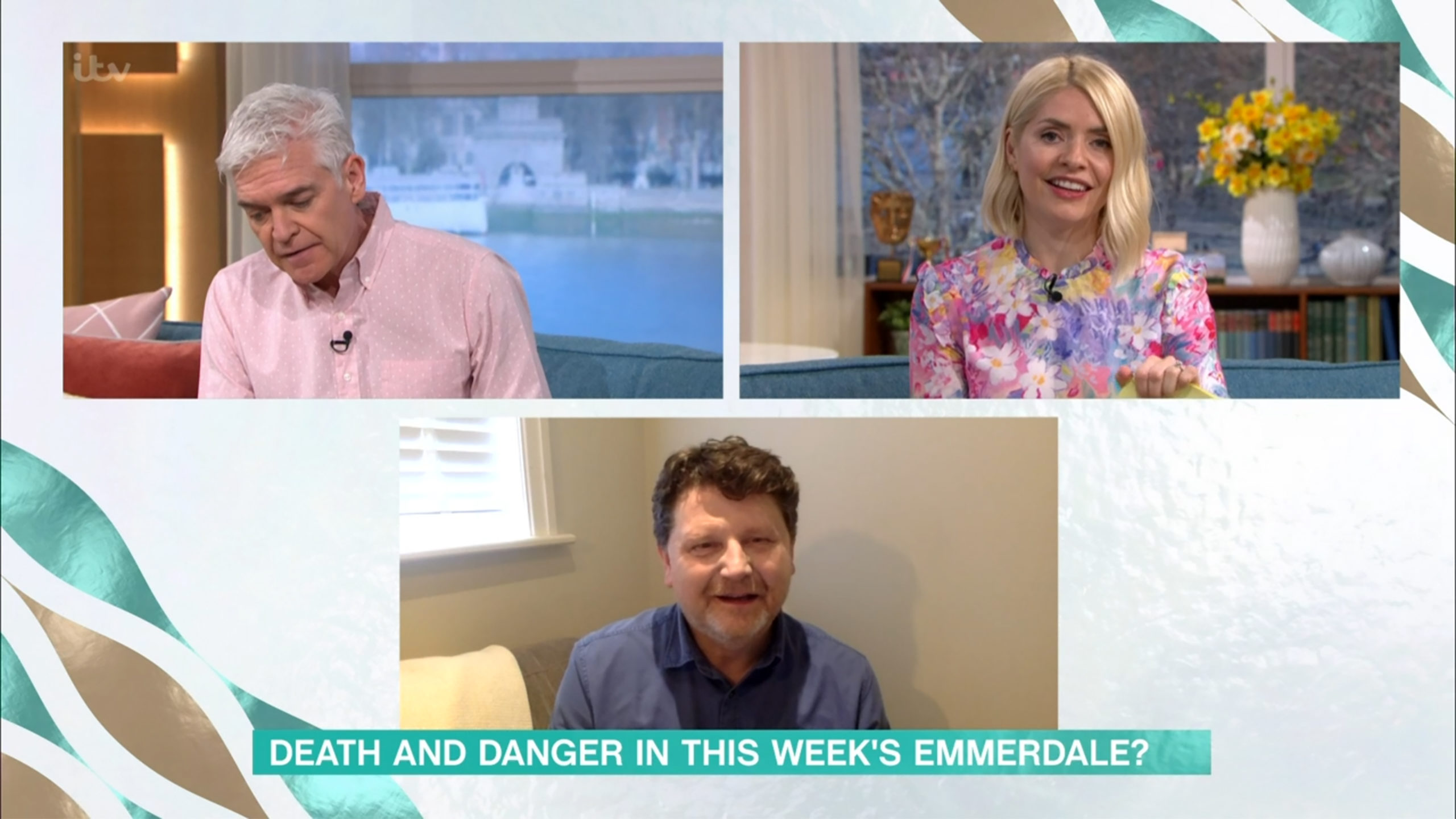 Emmerdale: Reece Dinsdale told off after 'blowing a few secrets' on This Morning