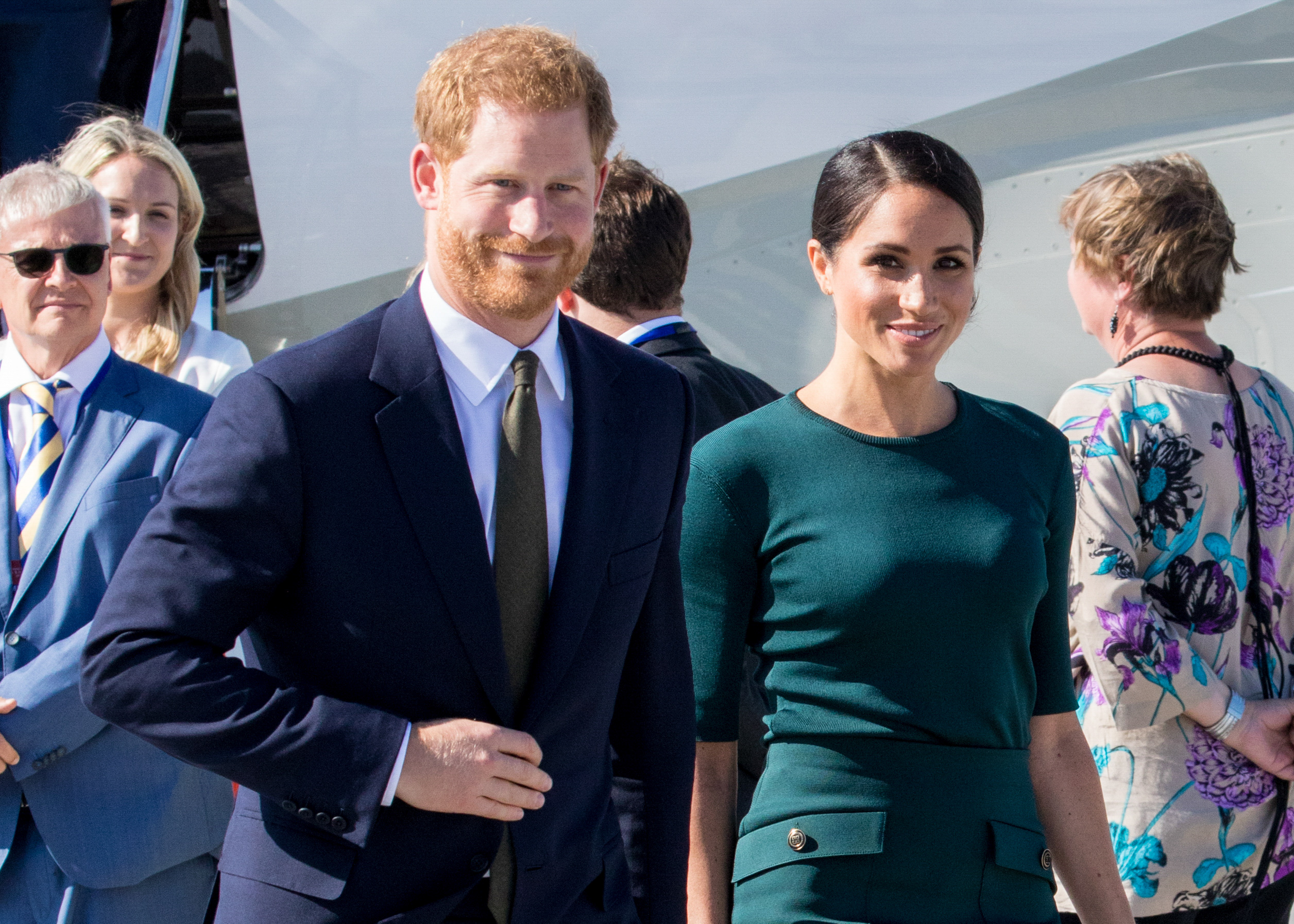 prince harry and meghan markle at a royal engagement