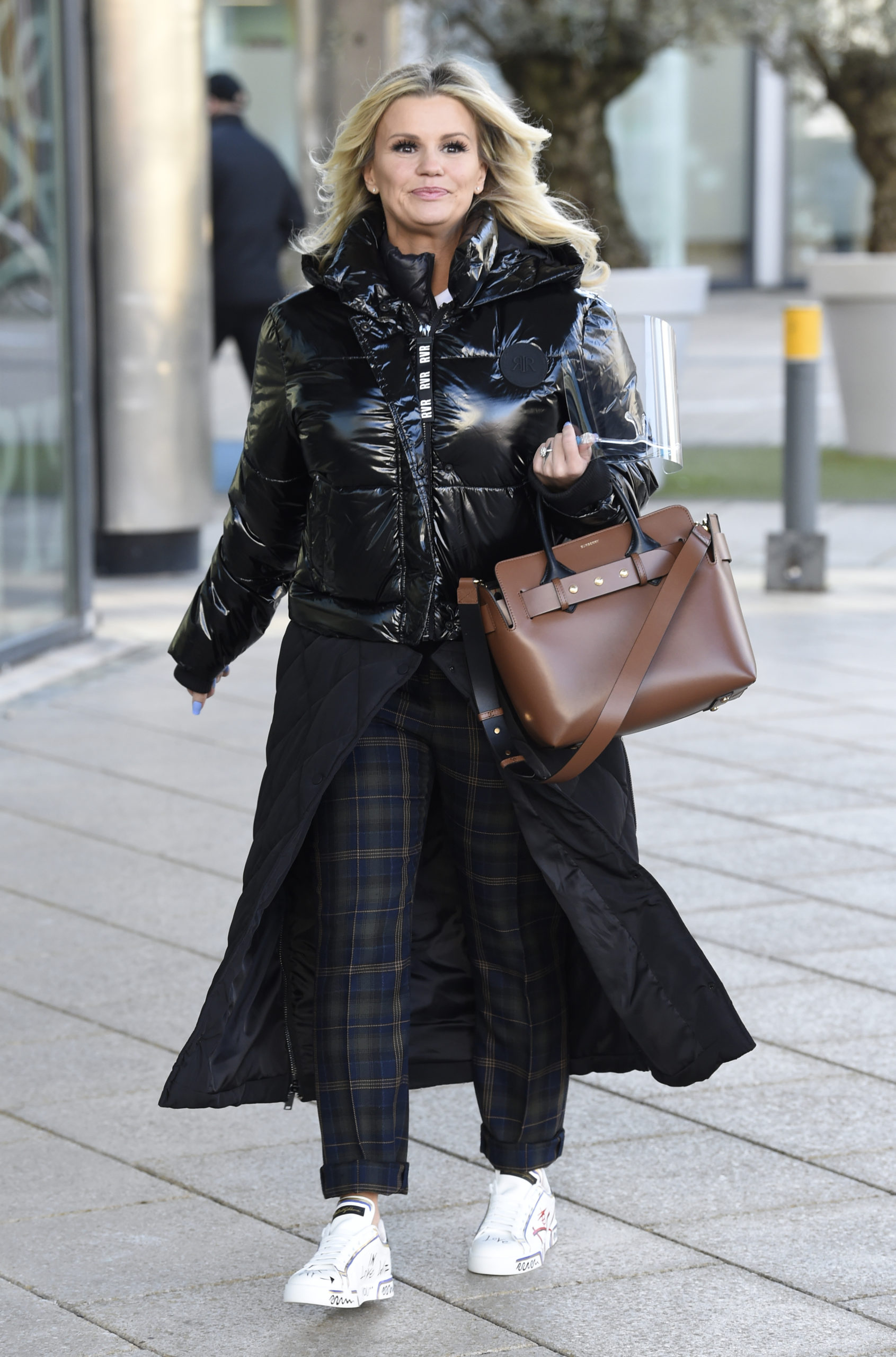 kerry at Steph's packed lunch filming