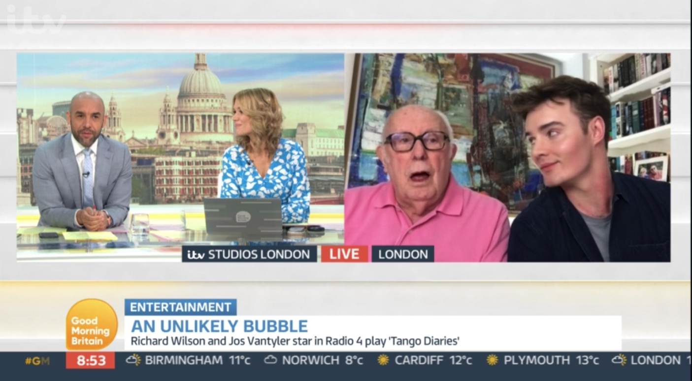 Alex Beresford made a One Foot In The Grave blunder on GMB