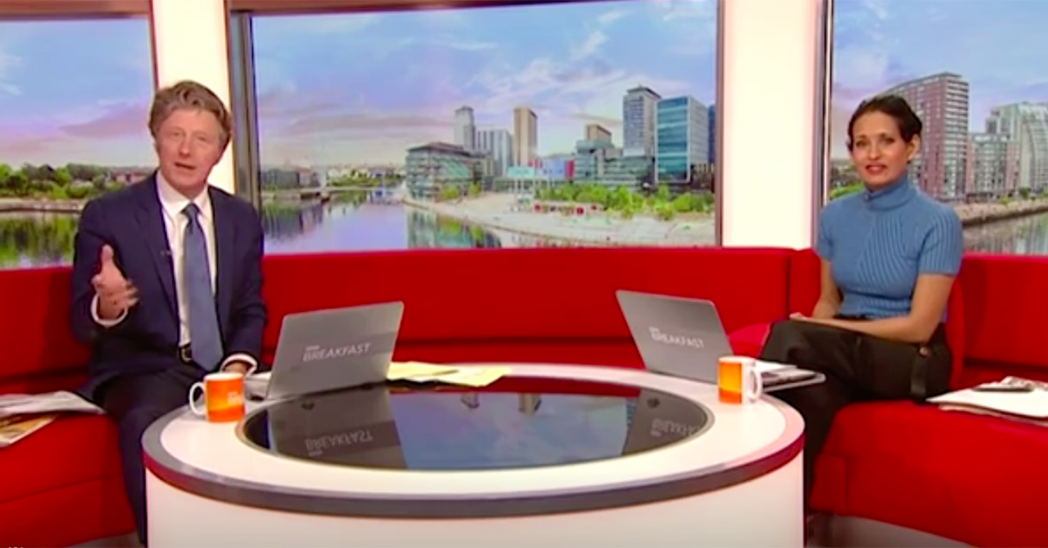 Naga Munchetty on BBC Breakfast