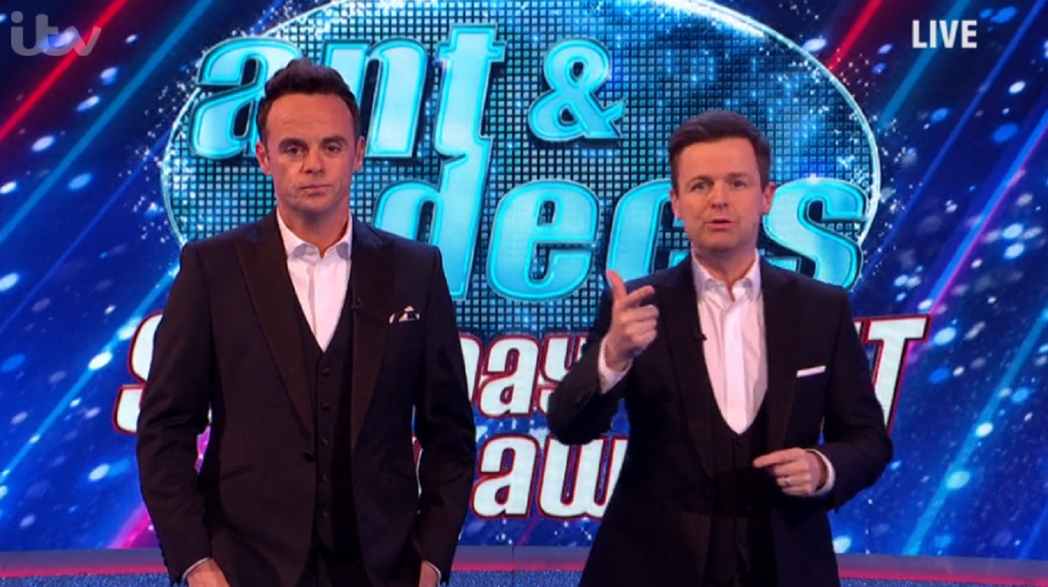 Ant and Dec on Saturday Night Takeaway