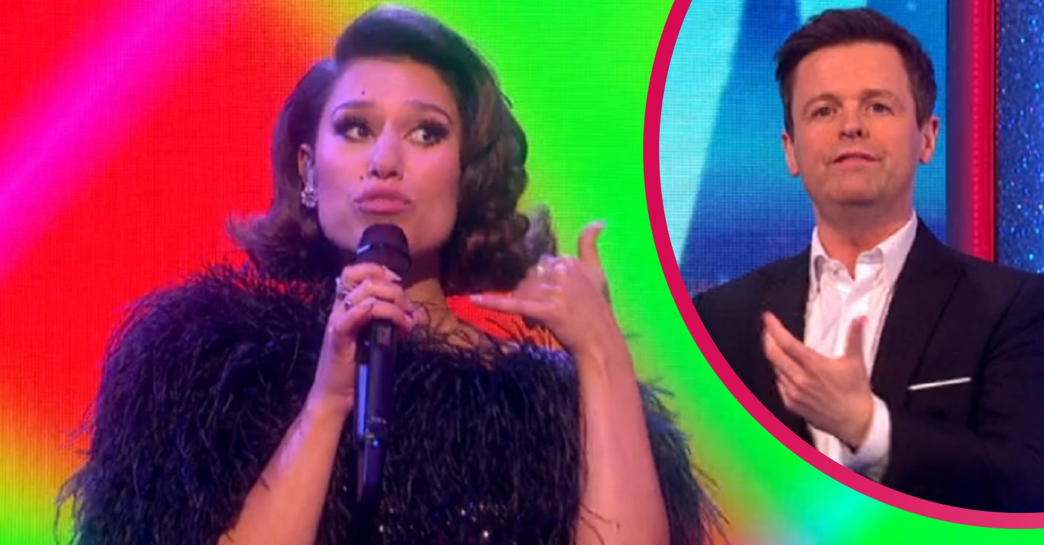 Raye on Saturday Night Takeaway