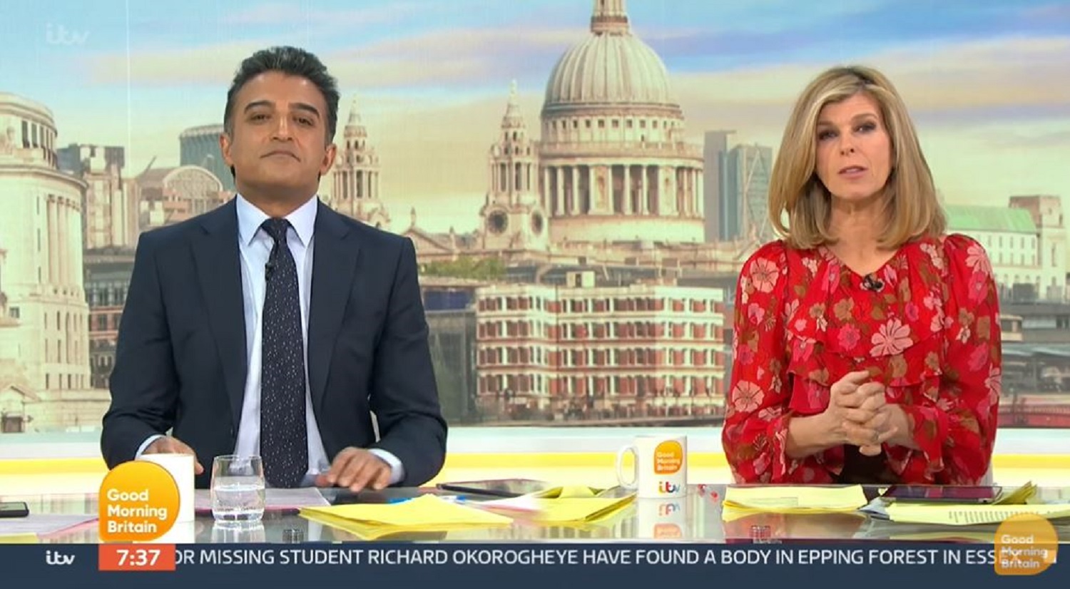 Kate Garraway and Adil Ray on GMB