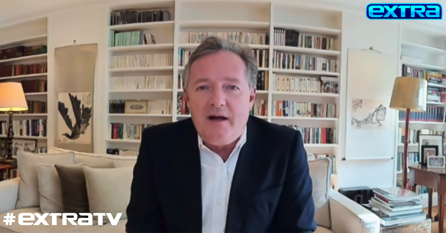 Piers Morgan on Extra TV