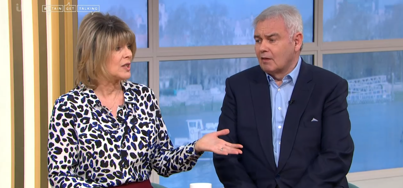 Ruth Langsford and Eamonn Holmes on This Morning