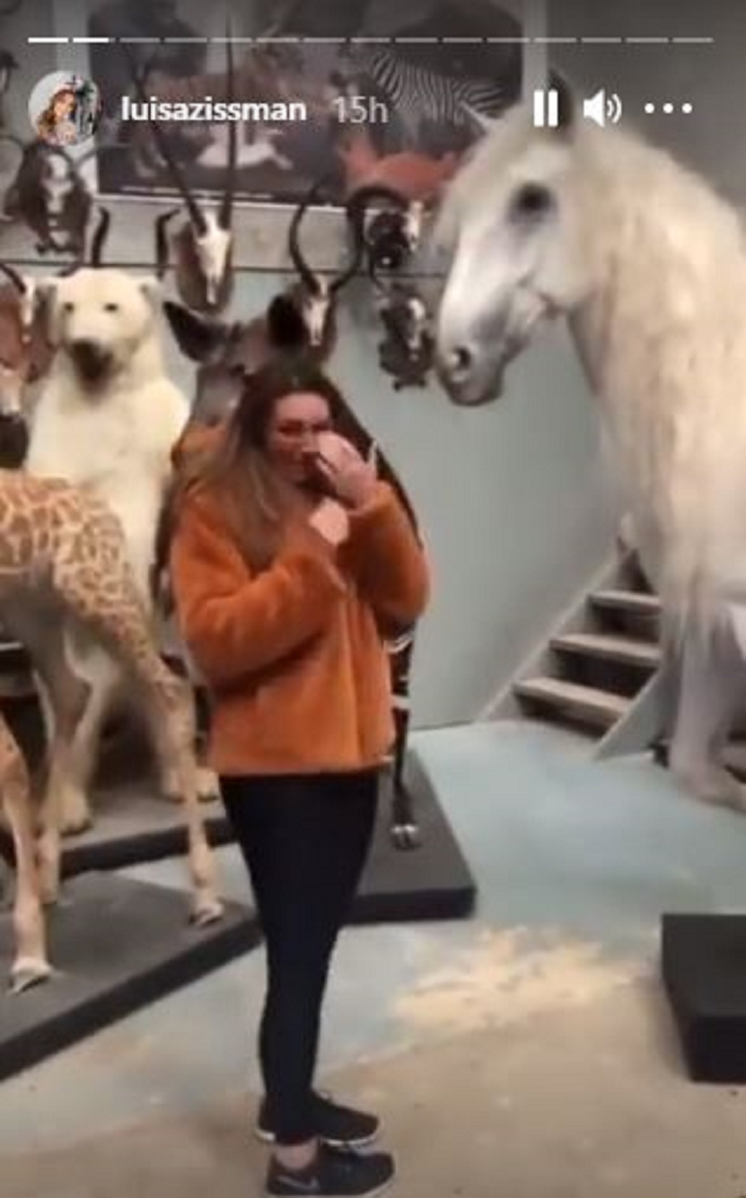 Luisa Zissman and her beloved horse Madrono