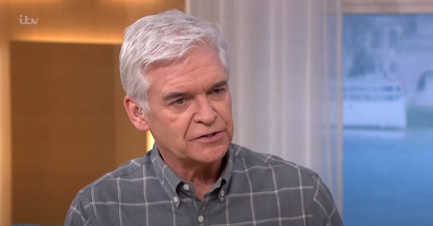 Phillip Schofield talking on This Morning