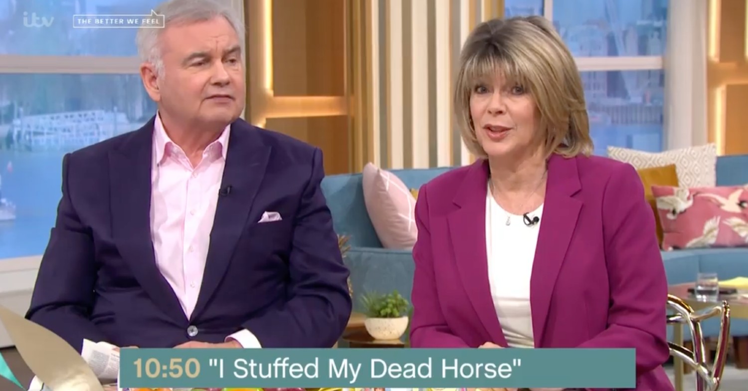 Eamonn Holmes and Ruth Langsford on This Morning