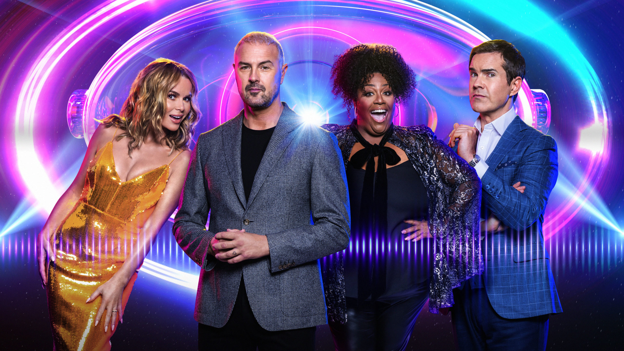 Amanda Holden and co-stars on I Can See Your Voice