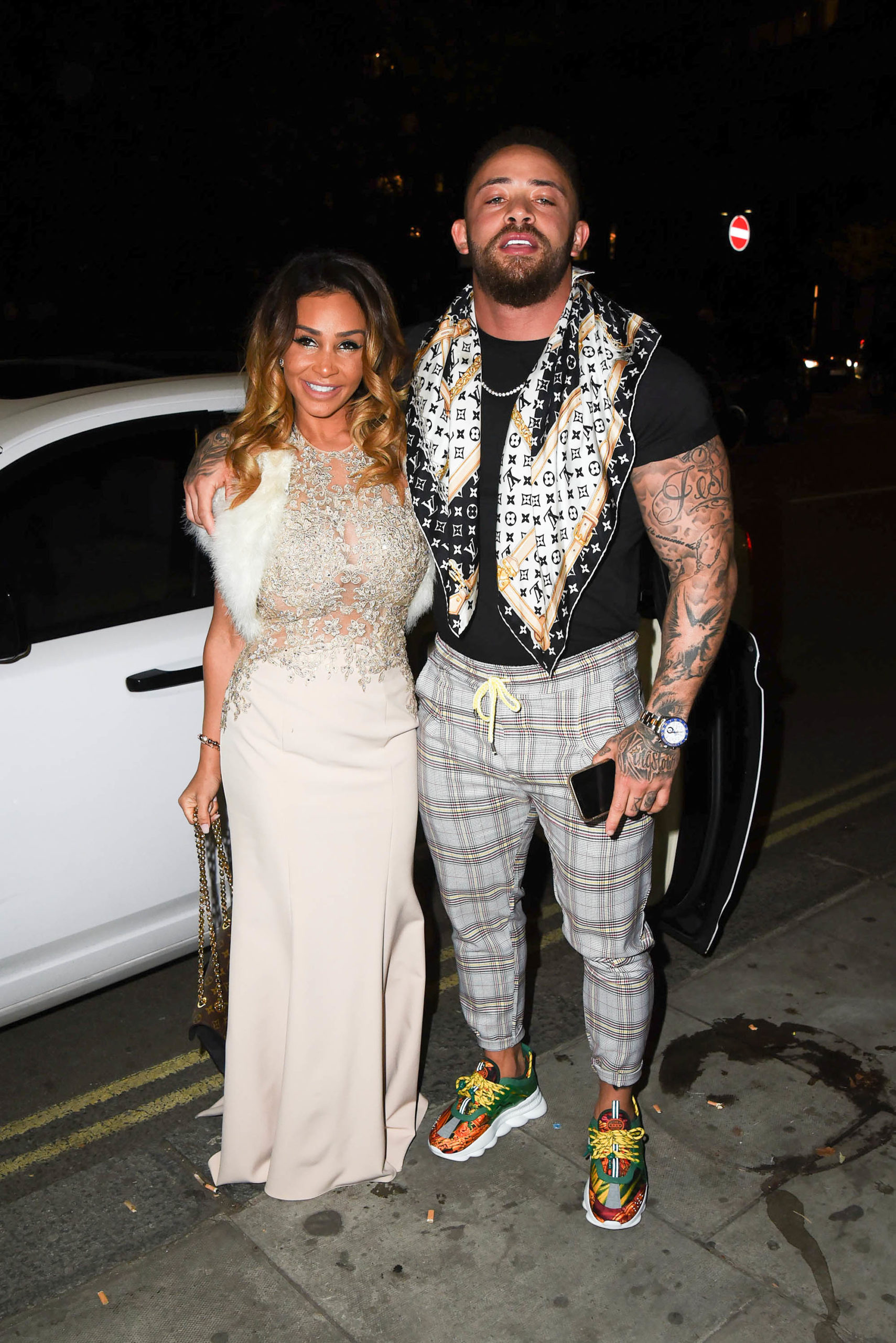 Ashley Cain and his partner Safiyya
