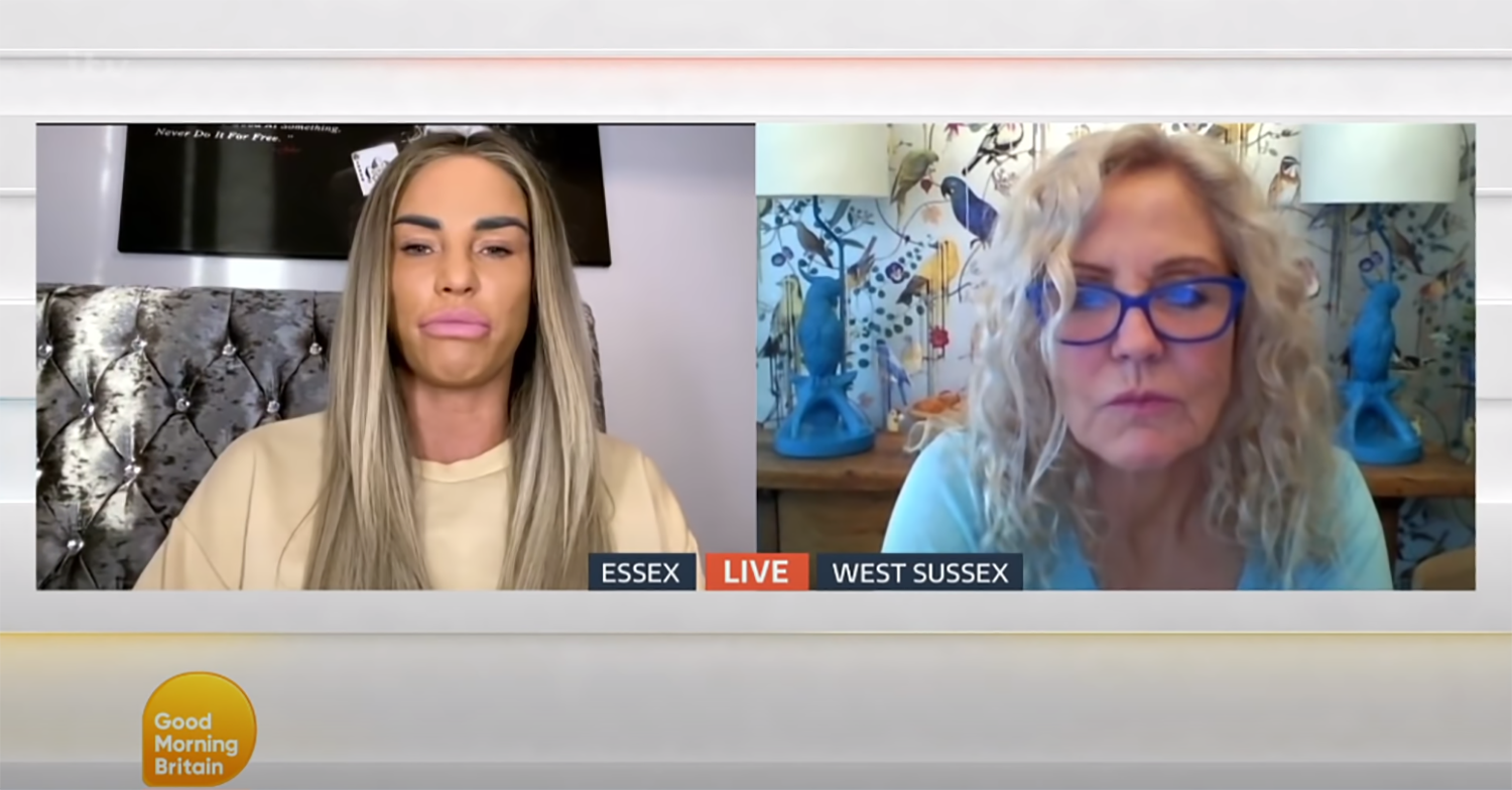 Katie Price and her mum Amy