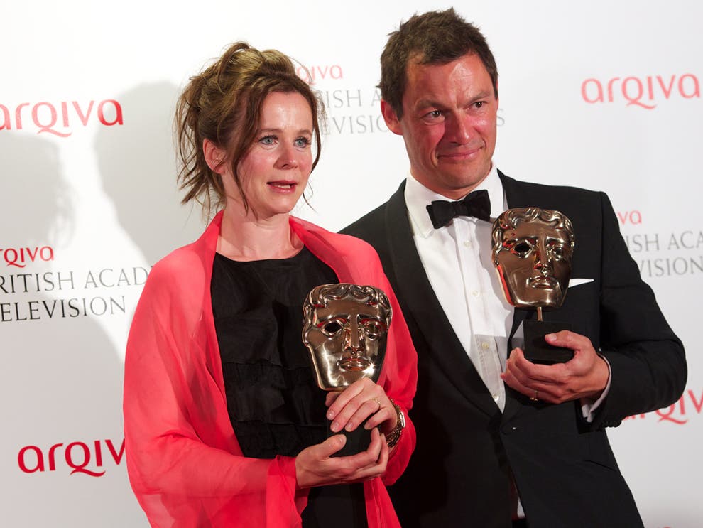 Emily Watson pictured with Dominic West